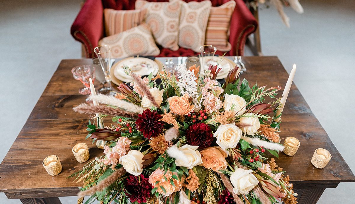 Boho Maroon & Peach MuseumLab Wedding | Burgh Brides | Frank Vilsack Photography