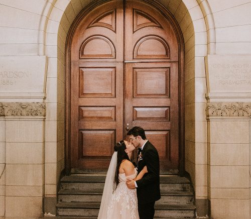 Intimate Courthouse Wedding & Cafe du Jour Reception | Burgh Brides | All Heart Photo