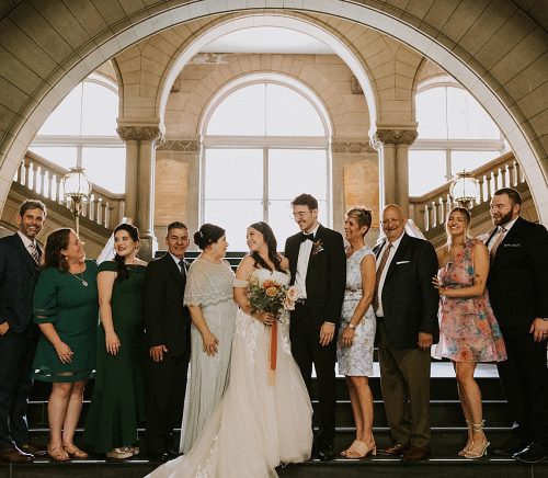 Intimate Courthouse Wedding & Cafe du Jour Reception | Burgh Brides | All Heart Photo