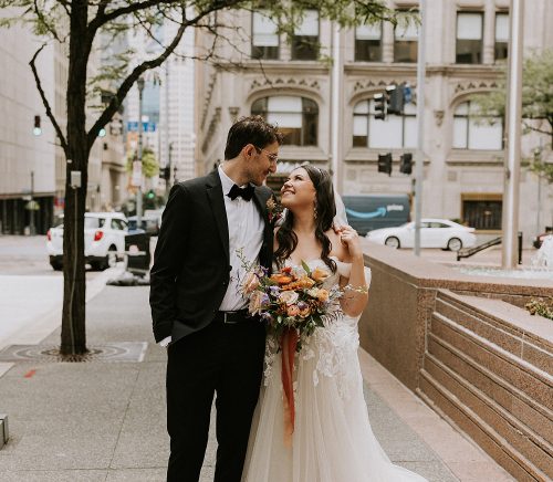 Intimate Courthouse Wedding & Cafe du Jour Reception | Burgh Brides | All Heart Photo