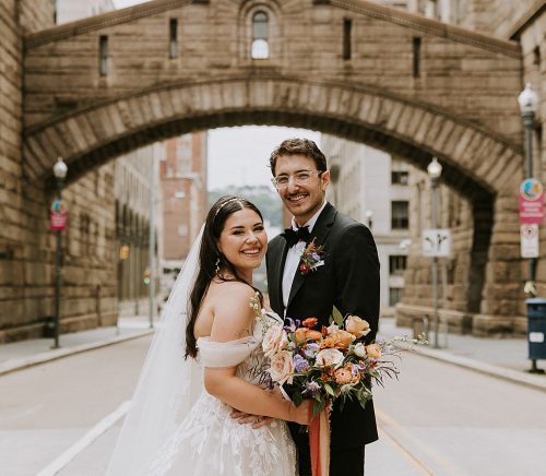 Intimate Courthouse Wedding & Cafe du Jour Reception | Burgh Brides | All Heart Photo