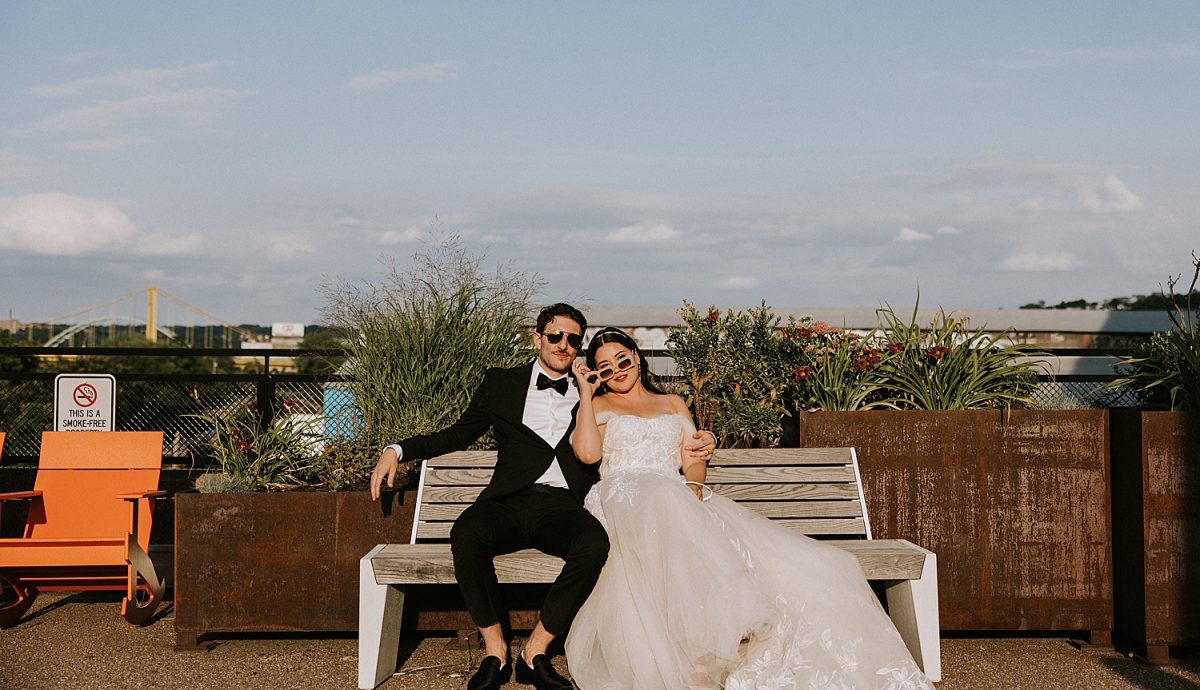 Intimate Courthouse Wedding & Cafe Du Jour Reception