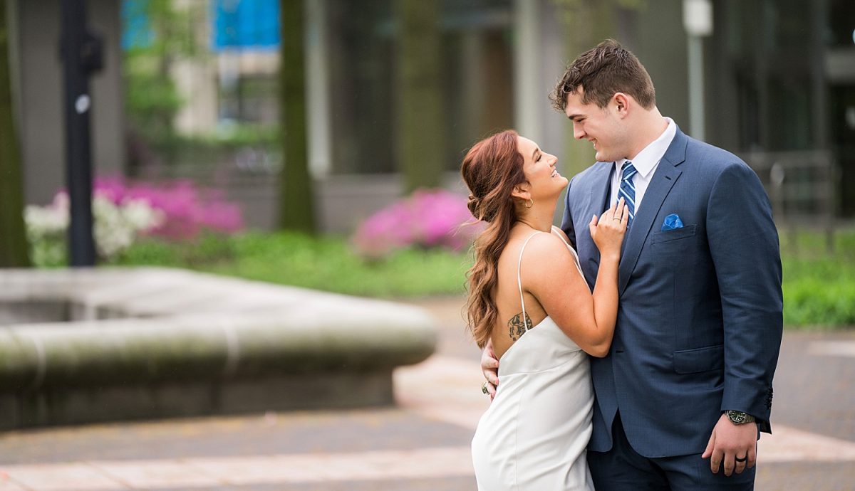 Modern Romantic PPG Wintergarden Wedding | Burgh Brides | Leeann Marie Photography