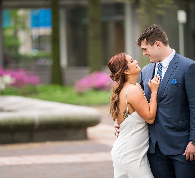 Modern Romantic PPG Wintergarden Wedding | Burgh Brides | Leeann Marie Photography