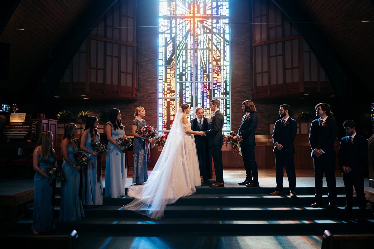 Dusty Blue & Berry Wedding at the Butler Country Club | Burgh Brides | Carly K Photography