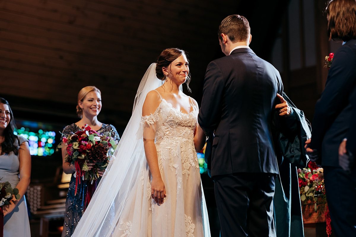 Dusty Blue & Berry Wedding at the Butler Country Club | Burgh Brides | Carly K Photography