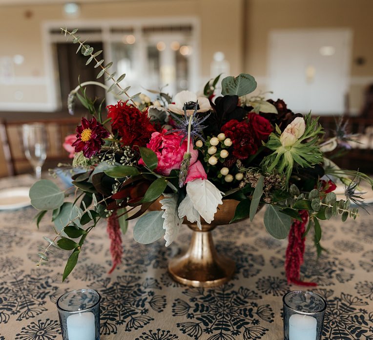 Dusty Blue & Berry Wedding at the Butler Country Club | Burgh Brides | Carly K Photography