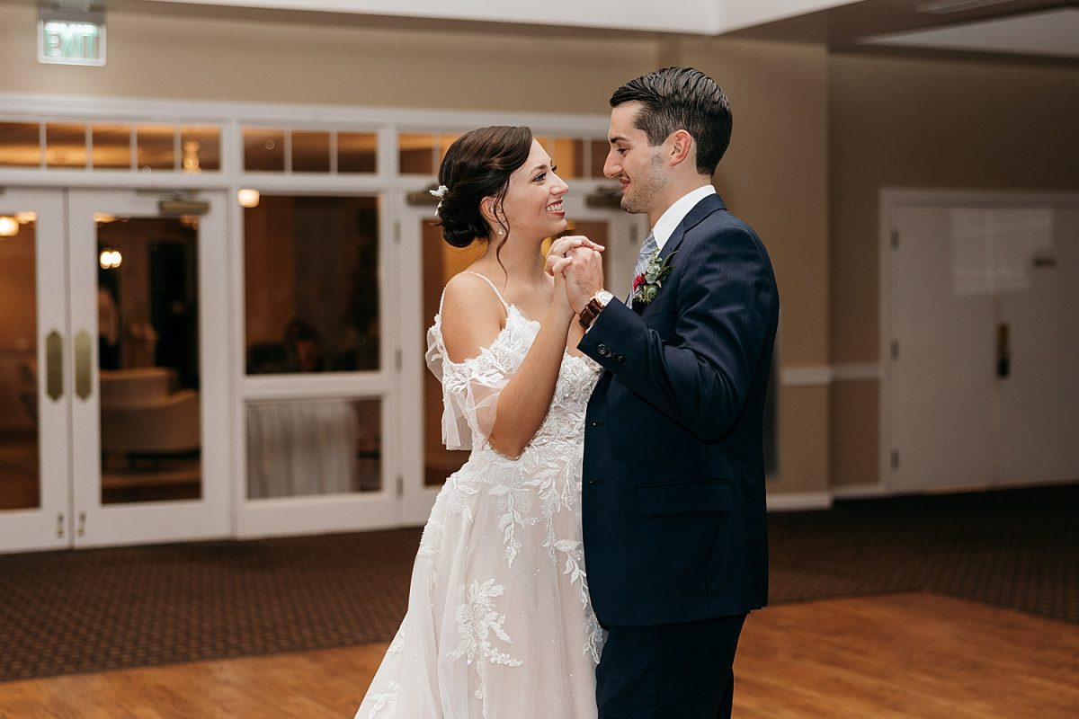 Dusty Blue & Berry Wedding at the Butler Country Club | Burgh Brides | Carly K Photography