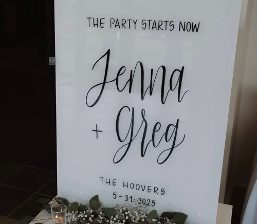 CalligraBre Sign Co. | Pittsburgh Wedding Calligrapher | Burgh Brides