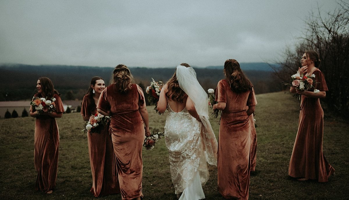 Terracotta & Gold Pinerock Farm Wedding | Burgh Brides