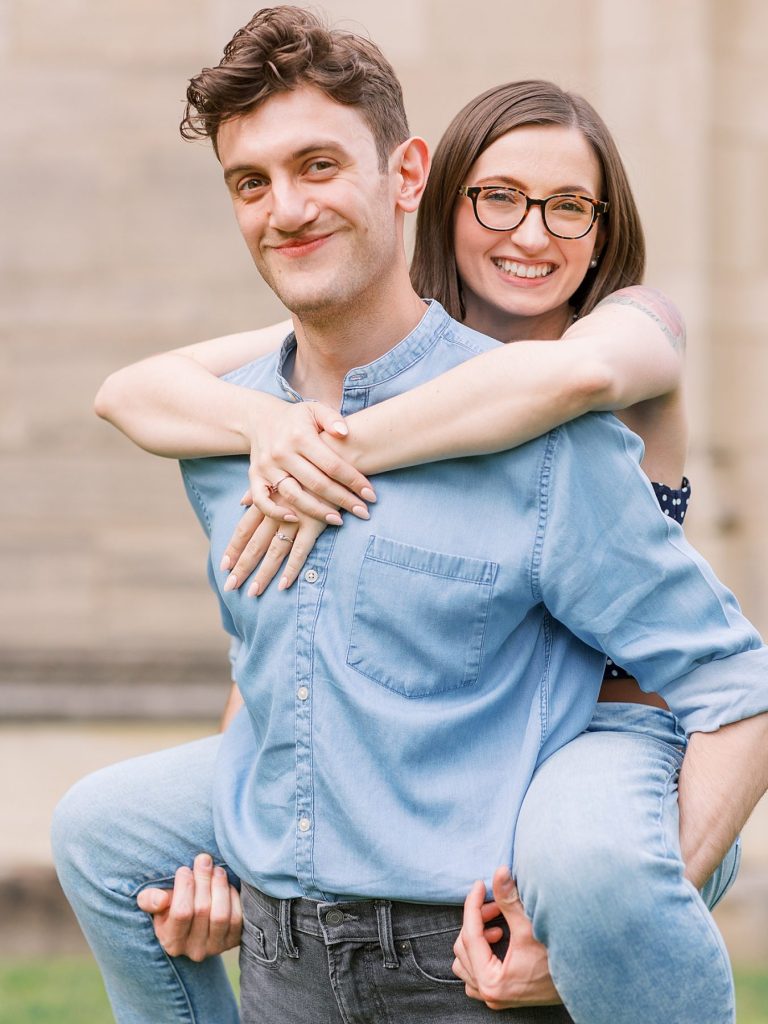 University of Pittsburgh Engagement Session | Burgh Brides | Anne Troxel Photography