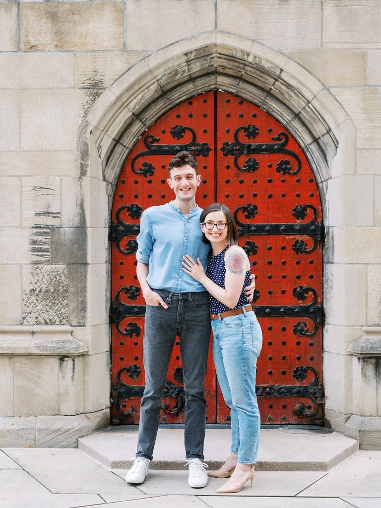 University of Pittsburgh Engagement Session | Burgh Brides | Anne Troxel Photography