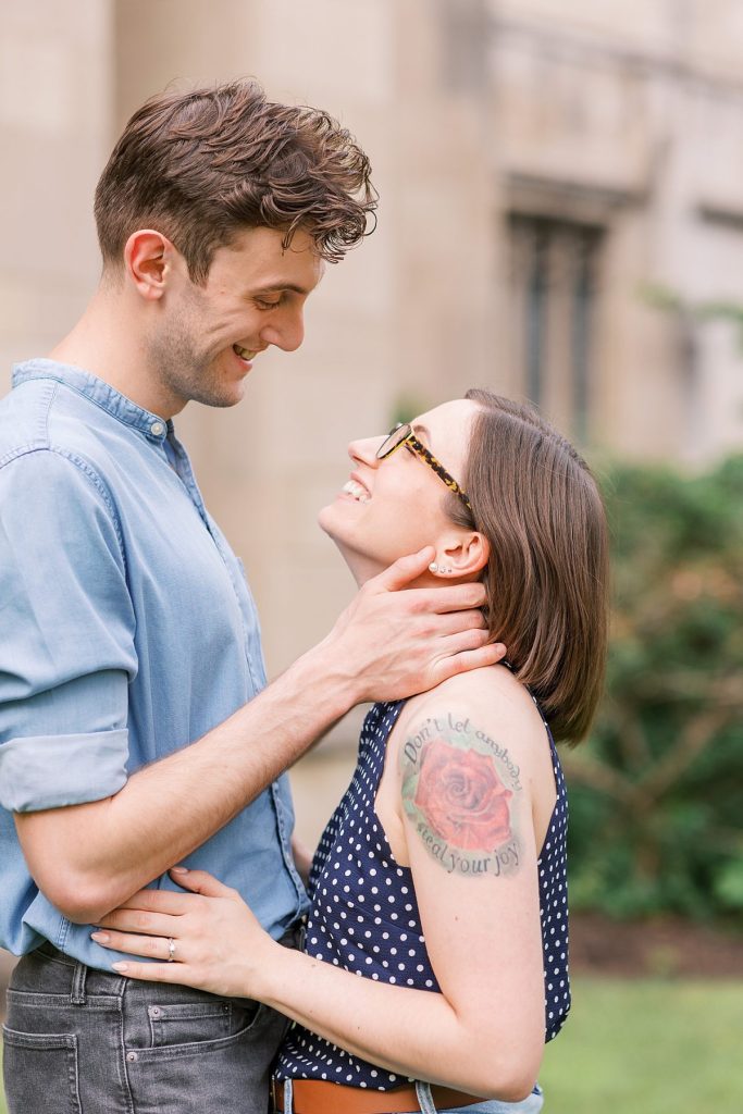 University of Pittsburgh Engagement Session | Burgh Brides | Anne Troxel Photography