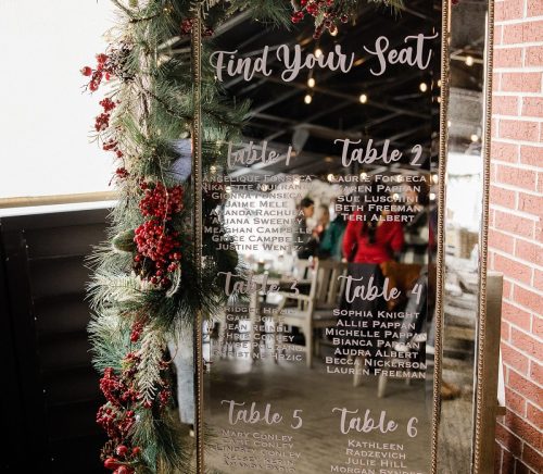 Red & Green Winter Wedding Shower | Burgh Brides | Loren Demarco Photography