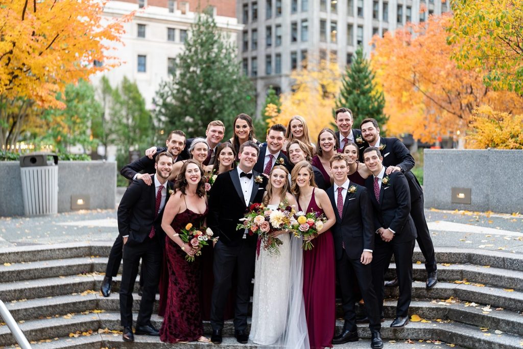 Art-Deco Inspired Wedding at Omni William Penn Hotel | Burgh Brides | Joey Kennedy Photography