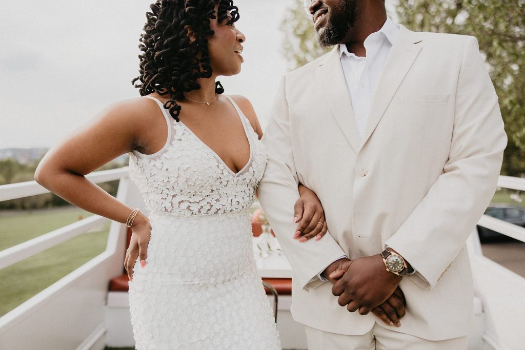 Intimate Double Decker Bus Wedding Inspiration | Burgh Brides | Rachel Rowland Photography