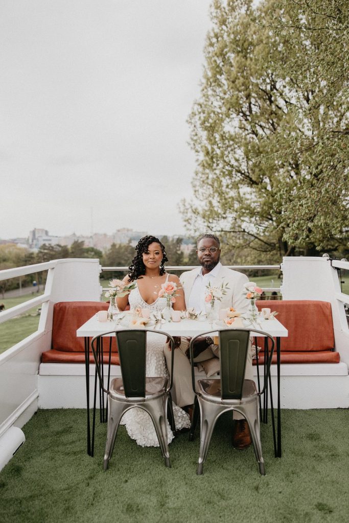 Intimate Double Decker Bus Wedding Inspiration | Burgh Brides | Rachel Rowland Photography