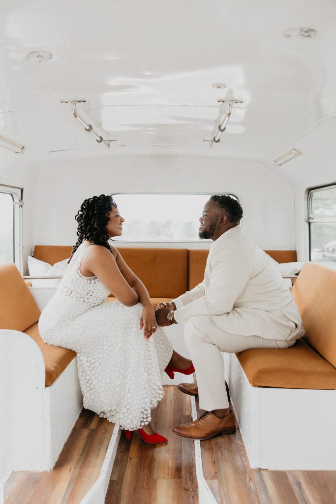 Intimate Double Decker Bus Wedding Inspiration | Burgh Brides | Rachel Rowland Photography