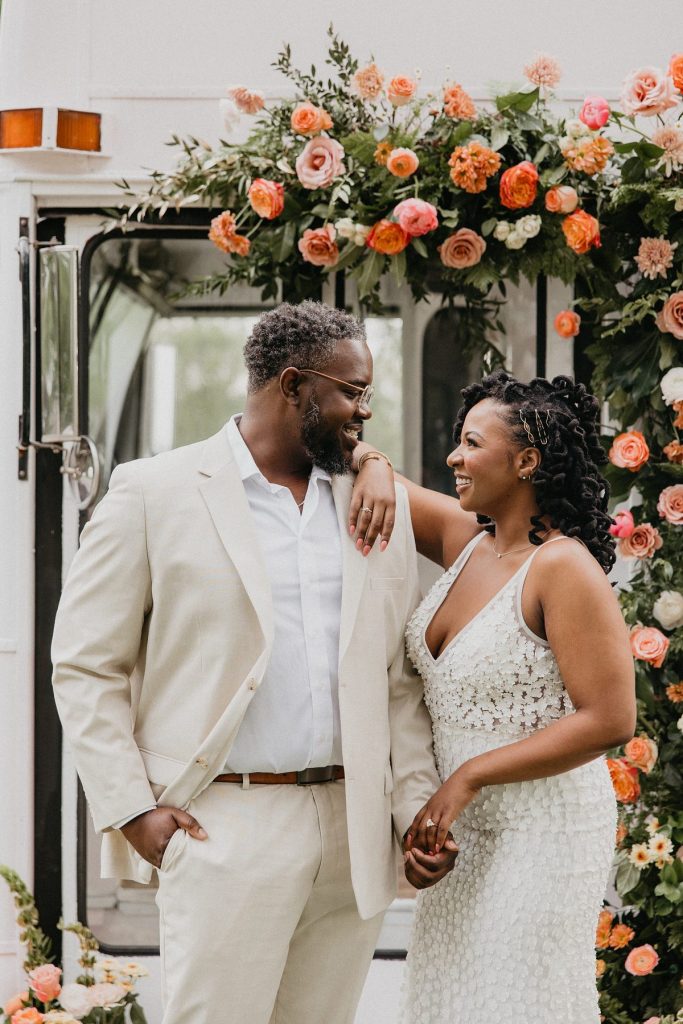 Intimate Double Decker Bus Wedding Inspiration | Burgh Brides | Rachel Rowland Photography