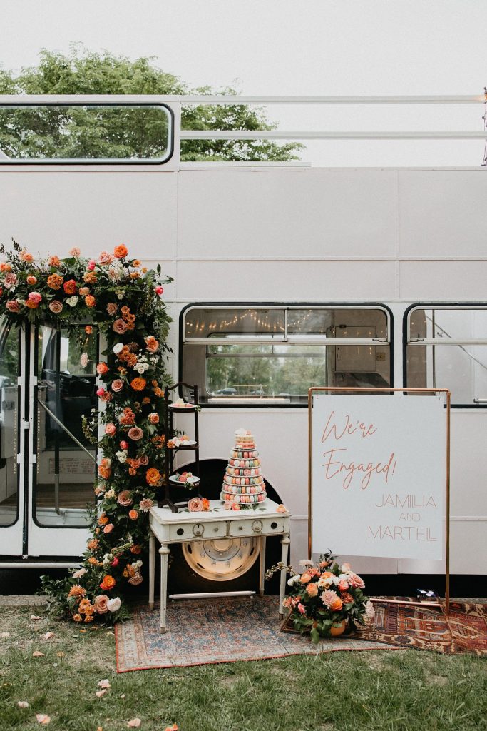 Intimate Double Decker Bus Wedding Inspiration | Burgh Brides | Rachel Rowland Photography