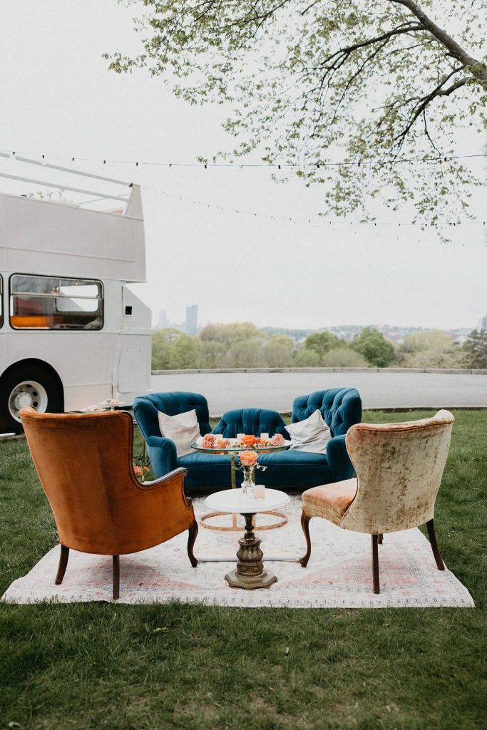 Intimate Double Decker Bus Wedding Inspiration | Burgh Brides | Rachel Rowland Photography