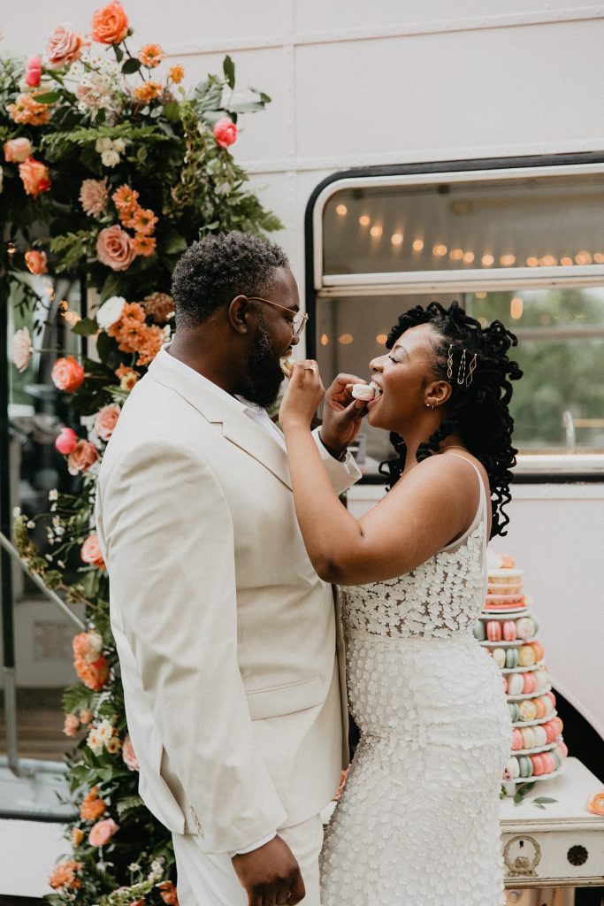 Intimate Double Decker Bus Wedding Inspiration | Burgh Brides | Rachel Rowland Photography