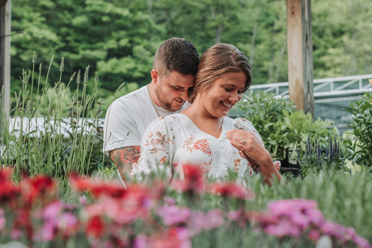 Organic Greenhouse Engagement Session | Burgh Brides | Sam Brooks Photography