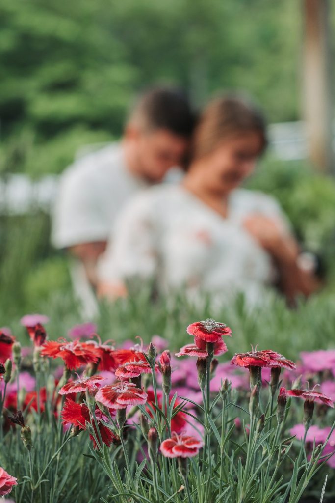 Organic Greenhouse Engagement Session | Burgh Brides | Sam Brooks Photography
