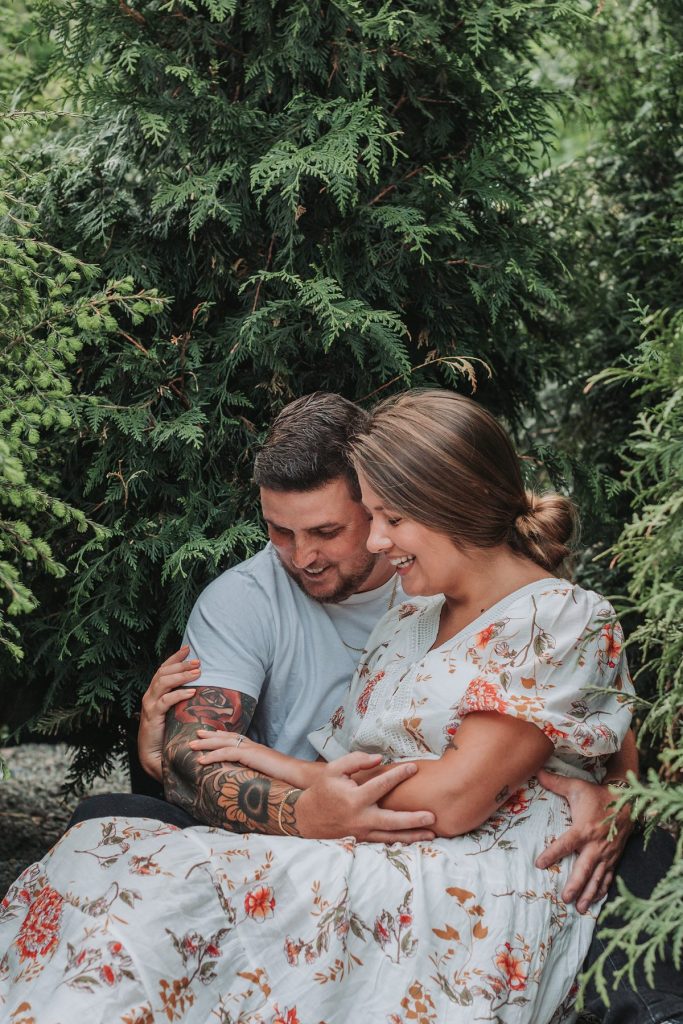 Organic Greenhouse Engagement Session | Burgh Brides | Sam Brooks Photography