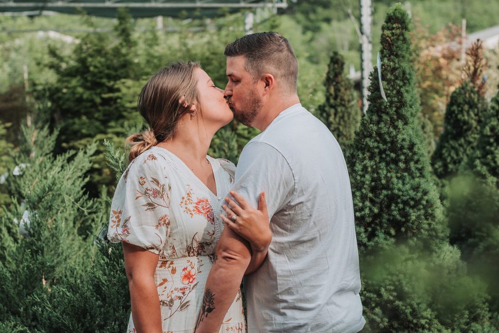 Organic Greenhouse Engagement Session | Burgh Brides | Sam Brooks Photography