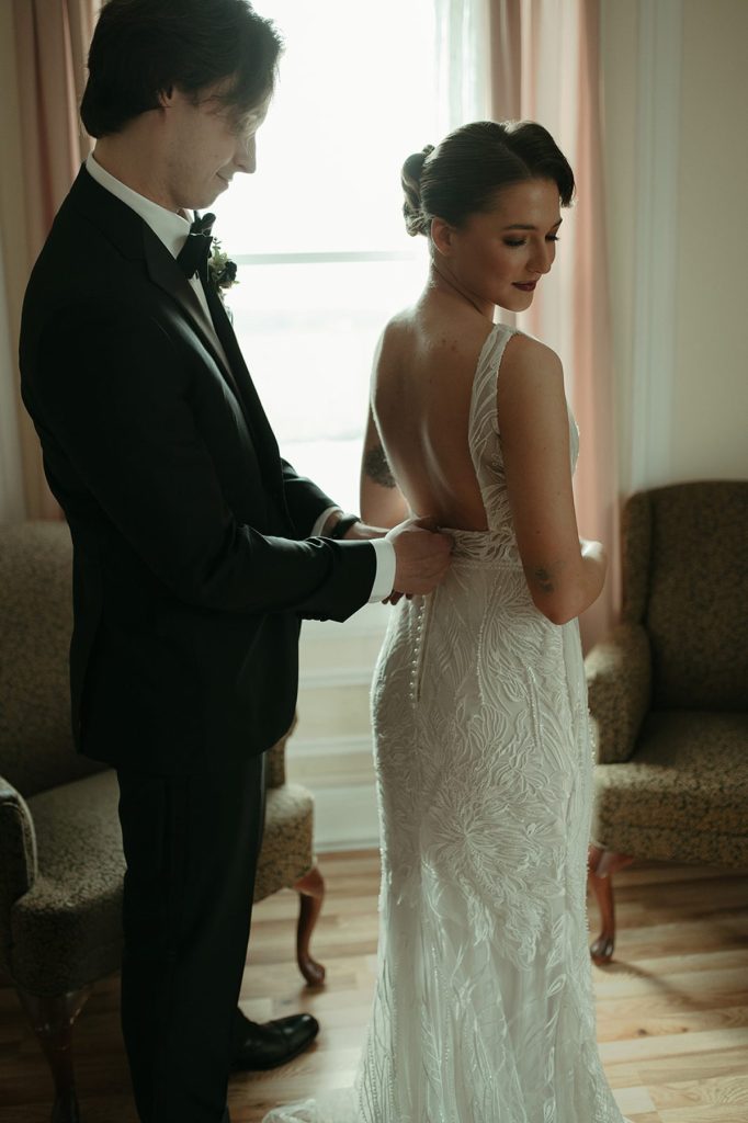 Art Deco Inspired Wedding at The George Washington Hotel | Burgh Brides | Liza Kirk Photography