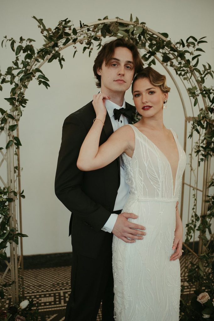 Art Deco Inspired Wedding at The George Washington Hotel | Burgh Brides | Liza Kirk Photography