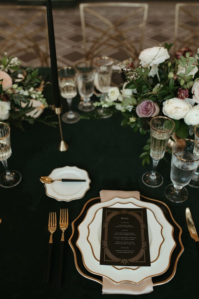 Art Deco Inspired Wedding at The George Washington Hotel | Burgh Brides | Liza Kirk Photography