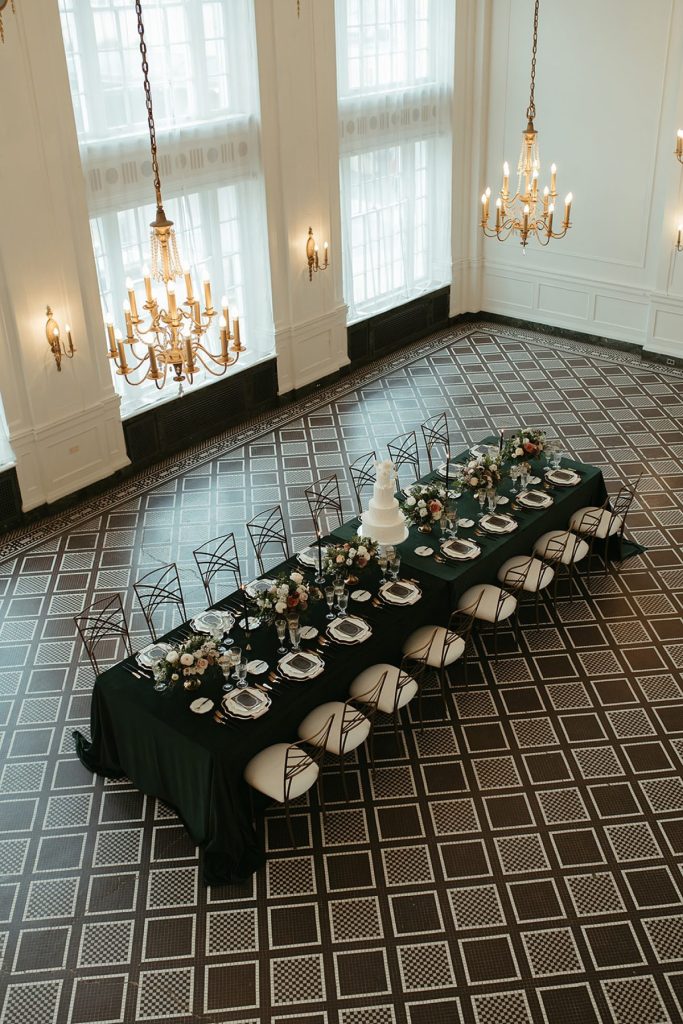 Art Deco Inspired Wedding at The George Washington Hotel | Burgh Brides | Liza Kirk Photography