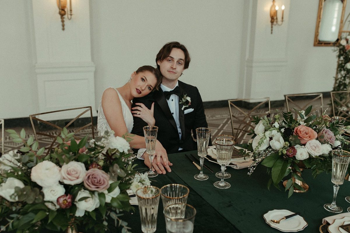 Art Deco Inspired Wedding at The George Washington Hotel | Burgh Brides | Liza Kirk Photography