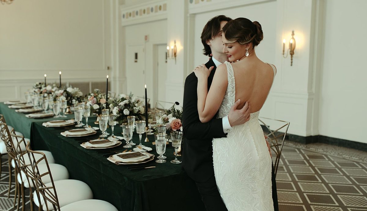 Art Deco Inspired Wedding at The George Washington Hotel | Burgh Brides | Liza Kirk Photography