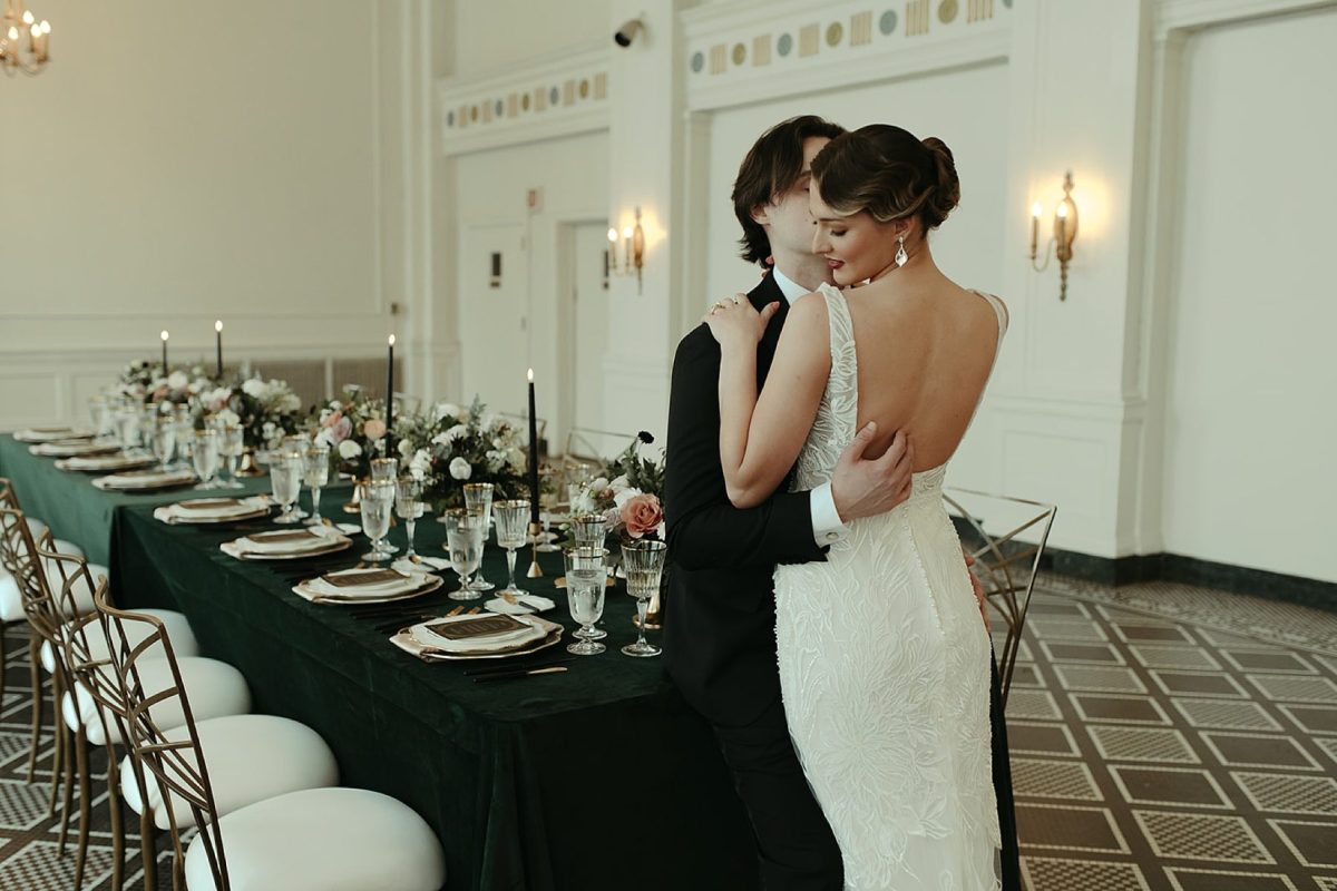 Art Deco Inspired Wedding at The George Washington Hotel | Burgh Brides | Liza Kirk Photography