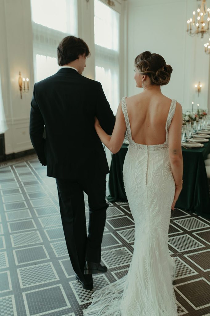Art Deco Inspired Wedding at The George Washington Hotel | Burgh Brides | Liza Kirk Photography