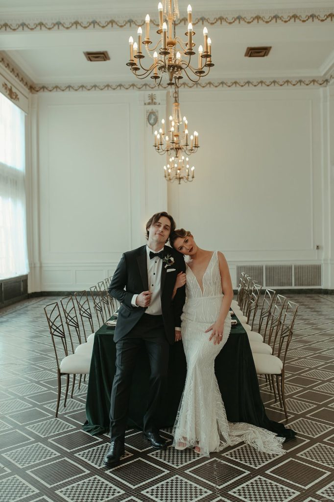 Art Deco Inspired Wedding at The George Washington Hotel | Burgh Brides | Liza Kirk Photography