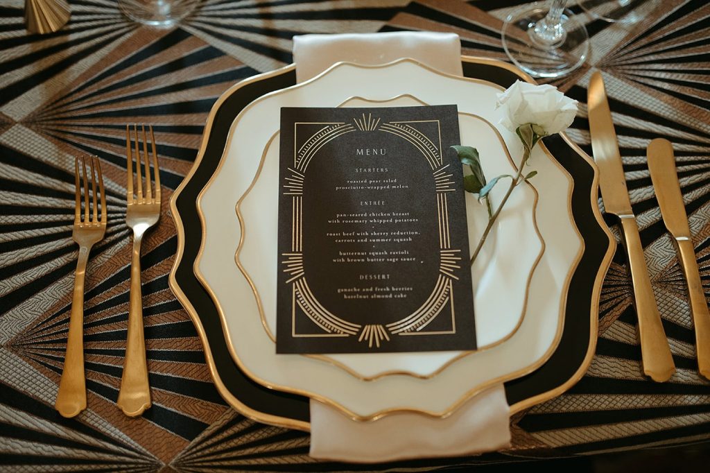Art Deco Inspired Wedding at The George Washington Hotel | Burgh Brides | Liza Kirk Photography