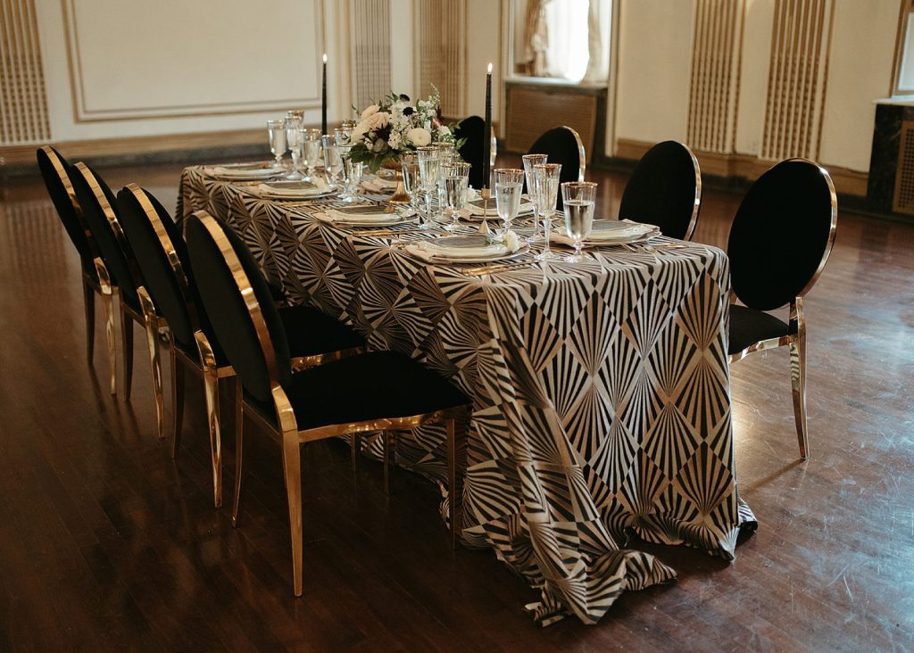 Art Deco Inspired Wedding at The George Washington Hotel | Burgh Brides | Liza Kirk Photography