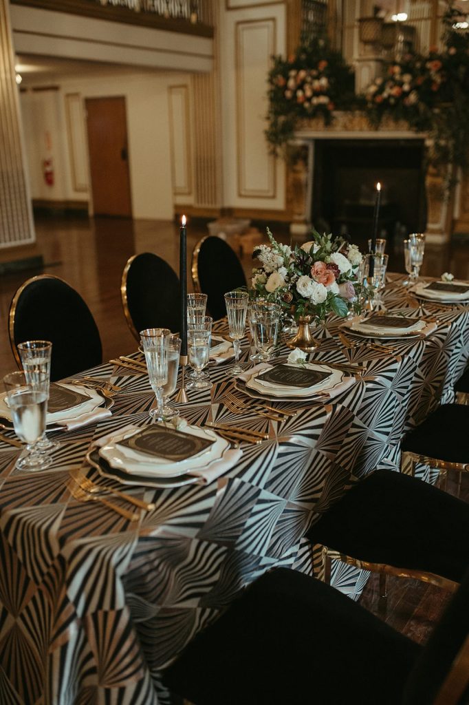 Art Deco Inspired Wedding at The George Washington Hotel | Burgh Brides | Liza Kirk Photography