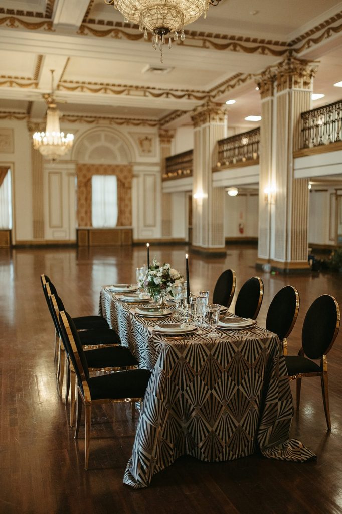 Art Deco Inspired Wedding at The George Washington Hotel | Burgh Brides | Liza Kirk Photography