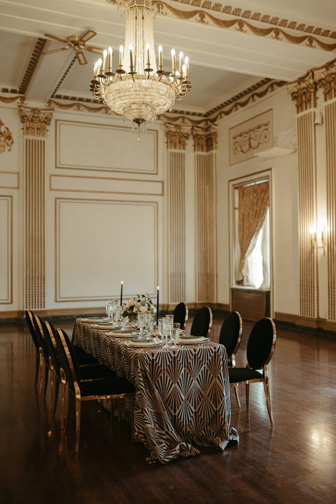 Art Deco Inspired Wedding at The George Washington Hotel | Burgh Brides | Liza Kirk Photography
