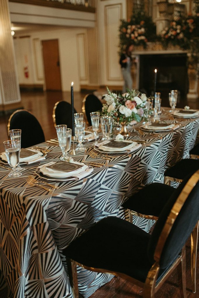 Art Deco Inspired Wedding at The George Washington Hotel | Burgh Brides | Liza Kirk Photography