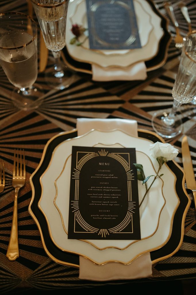 Art Deco Inspired Wedding at The George Washington Hotel | Burgh Brides | Liza Kirk Photography
