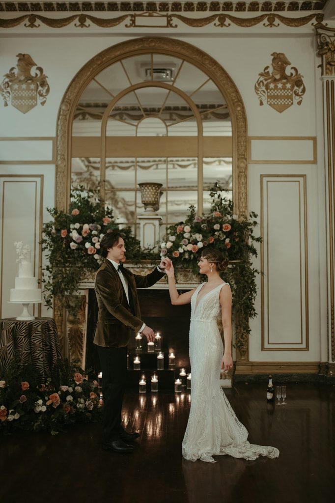 Art Deco Inspired Wedding at The George Washington Hotel | Burgh Brides | Liza Kirk Photography