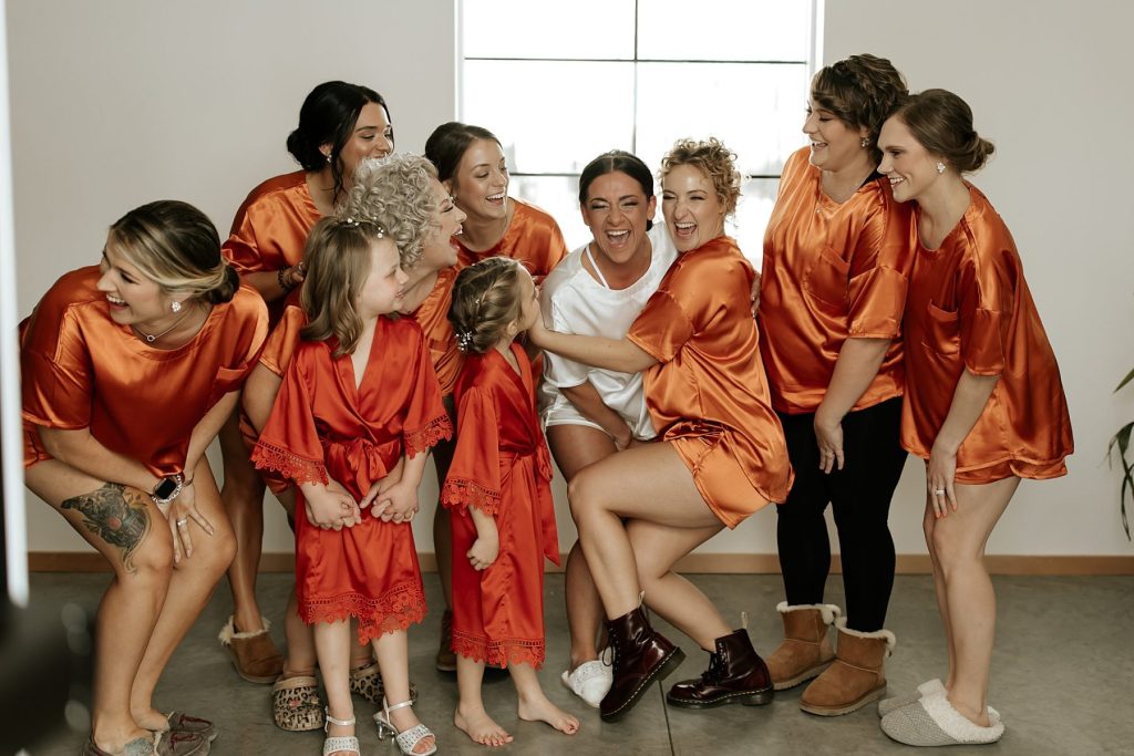 Burnt Orange Winter Wedding at The Harper | Burgh Brides | Lex King Photography