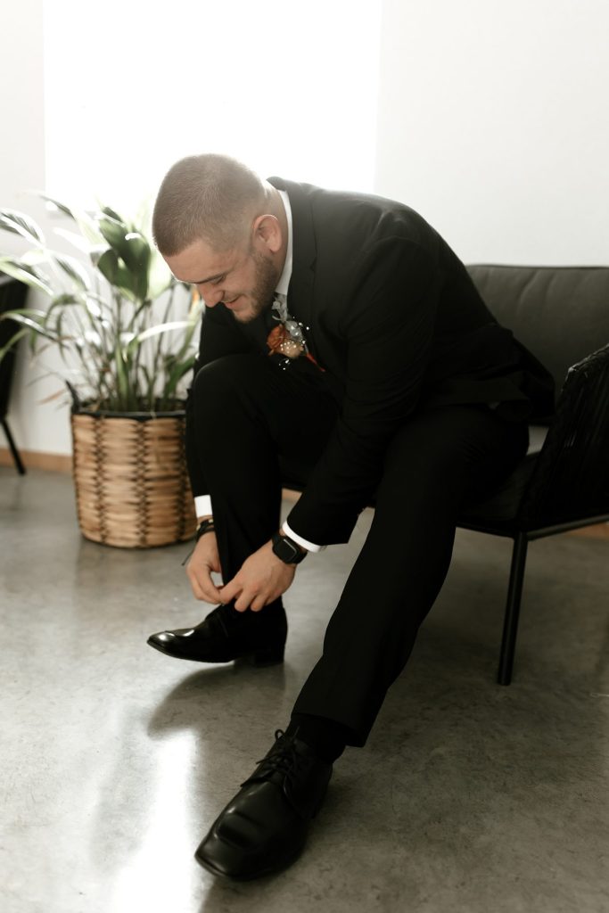 Burnt Orange Winter Wedding at The Harper | Burgh Brides | Lex King Photography