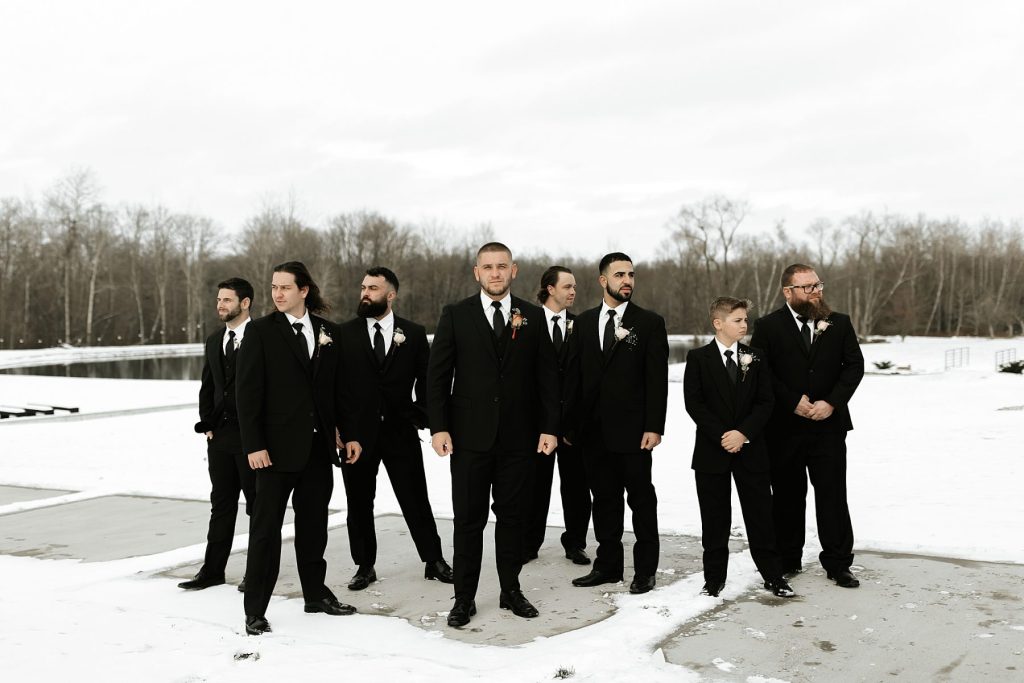 Burnt Orange Winter Wedding at The Harper | Burgh Brides | Lex King Photography